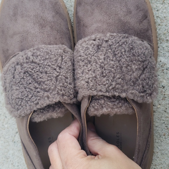 Aerosoles Womens Wave Ebbie Sherpa Top Ankle Boots Sneaker Medium Taupe Size 7.5 - Picture 11 of 15